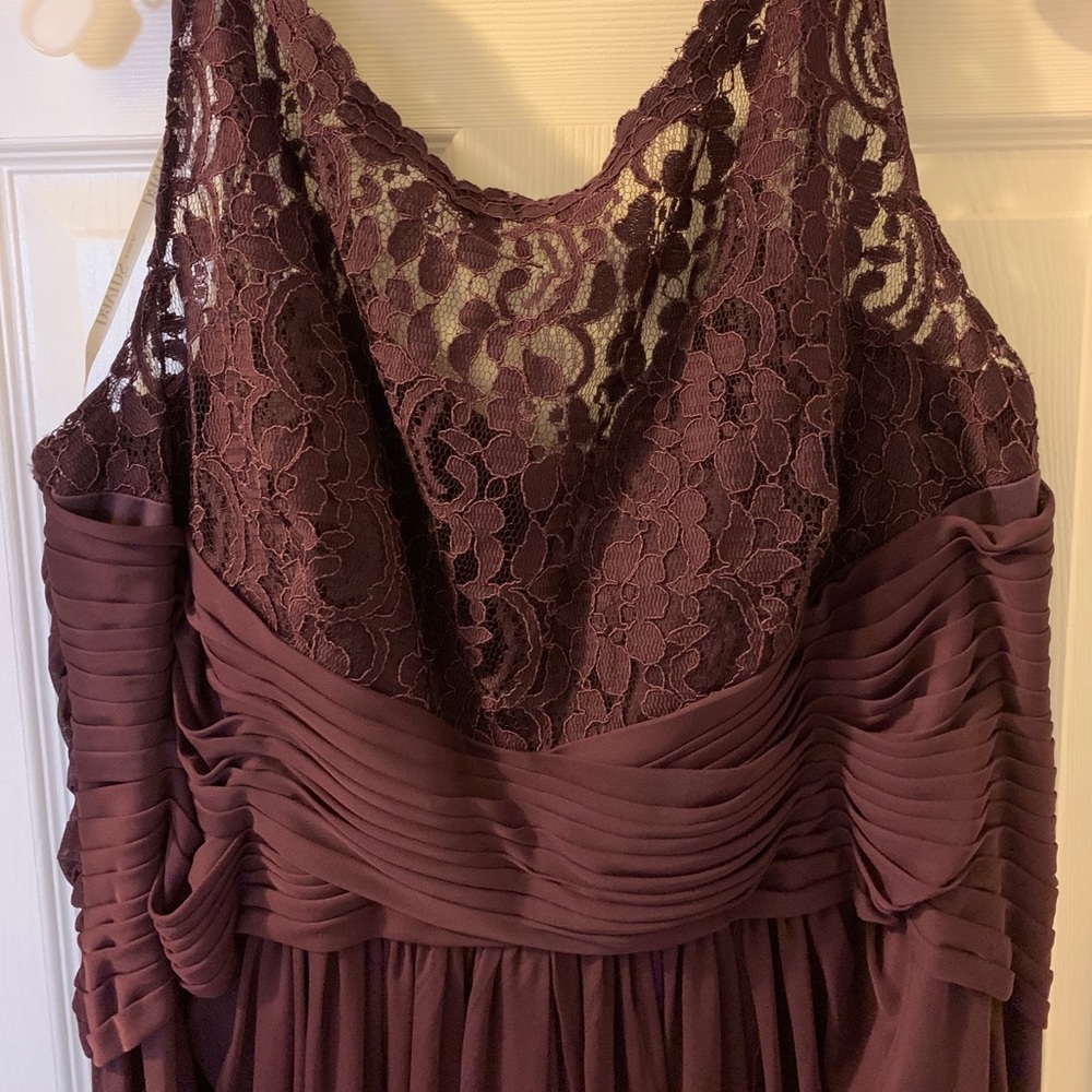 David’s Bridal size 24 (not altered) formal dress
